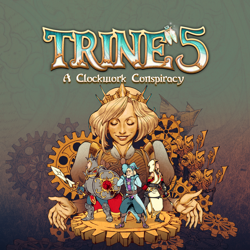 Trine 5: A Clockwork Conspiracy box art for Playstation 4